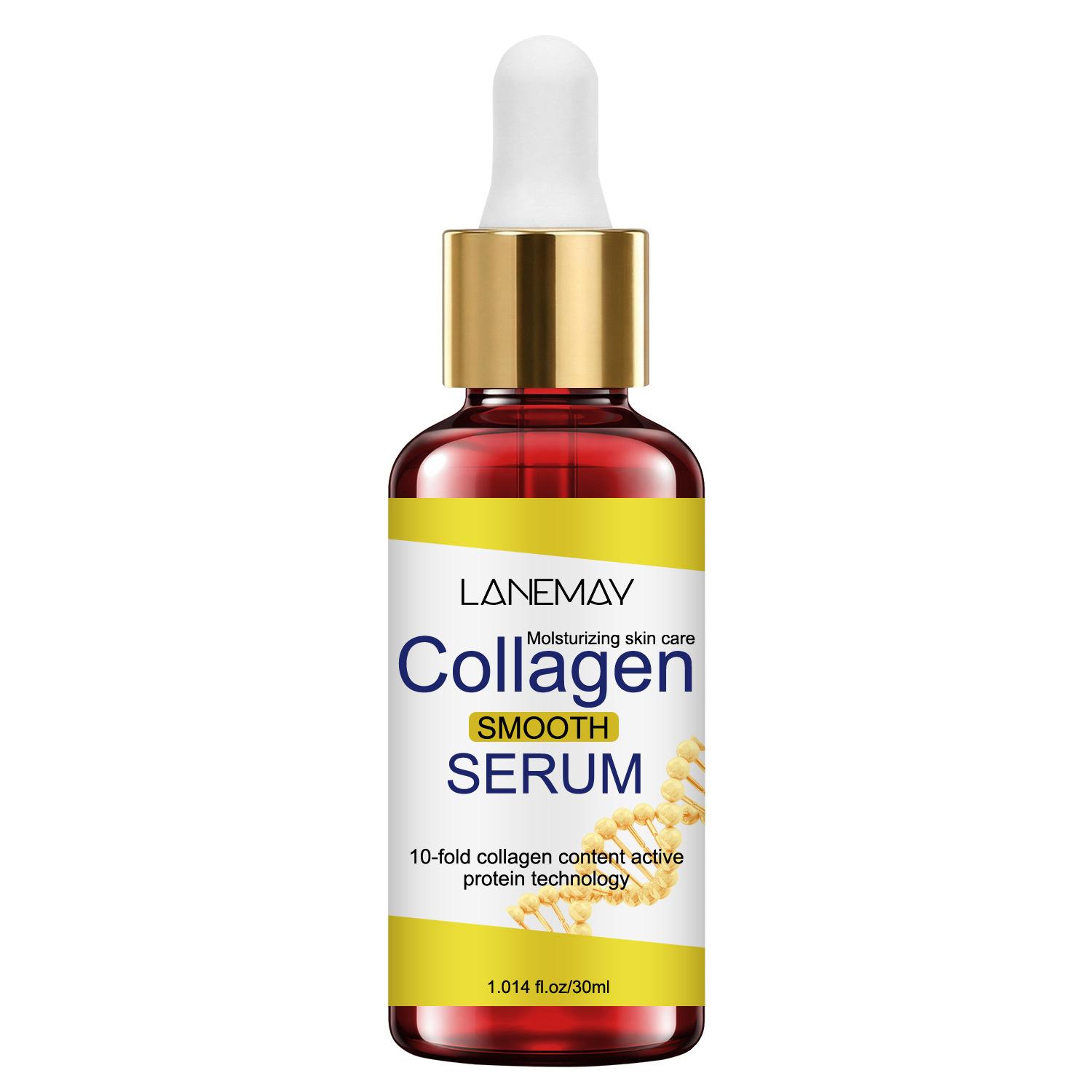 Collagen Boosting Serum with Protein Technology, Intensive Daily Moisturizing & Plumping Face, Visibly Smooths, Hydrates & Improves Skin Elasticity 30ml/1.01fl.oz