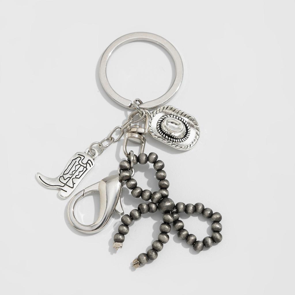 Creative Strawberry Cake Keychain Pendant, Wind Imitation Pearl Bow Bear Bag Pendant
