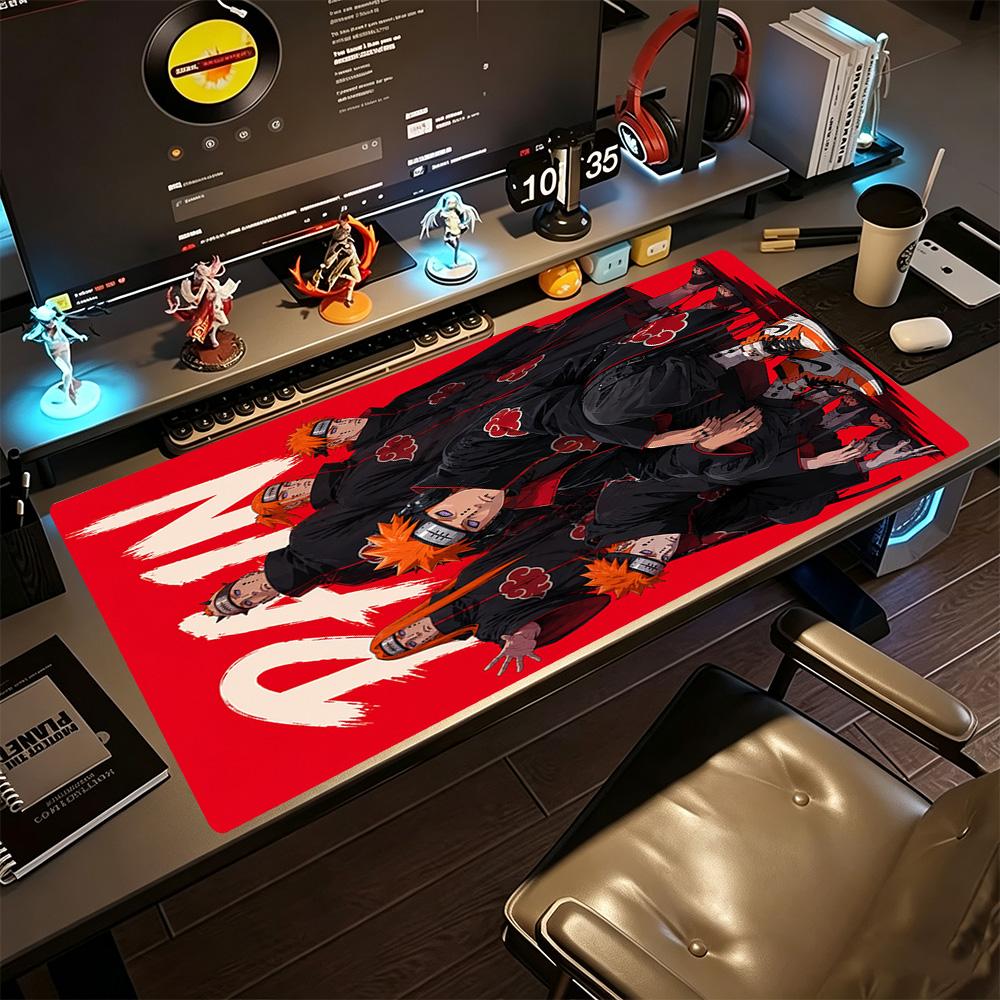 Naruto Large Mouse Pad Office Mouse Mats Computer Desk Keyboard Mat Non-Slip Rubber Base Perfect Gift for Gamers And Professionals