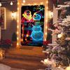 Fluorescent Efficient Door Curtain Christmas Decoration Easy Hanging Design For Indoor Outdoors Celebration