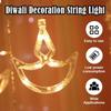 2.5m Length Diwali String Lights Deepavali Pack Layout Lights Festival Lamp Wedding Night Anchor