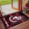 Crystal Velvet Rug Custom Name Text, Soft Non Slip Floor Mat Home DecorBournemouth Football