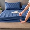 Waterproof Bed Cover Quilted Embossed Mattress Protector Waterproof Fitted Sheet Anti-mite Mattress Pad Bedspread (No Pillowcase)