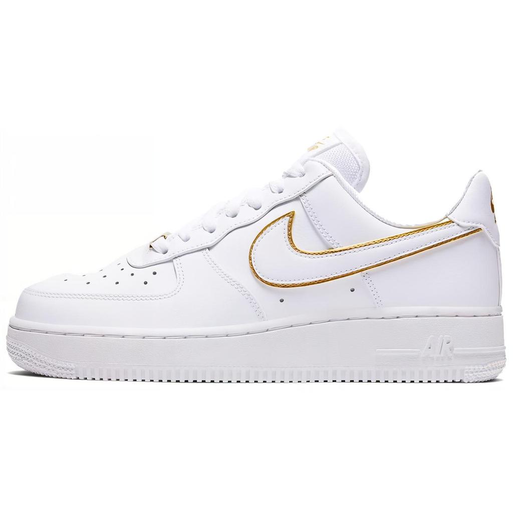 Nike Air Force 1 Low Bianco Oro Swoosh Donna AO2132-102
