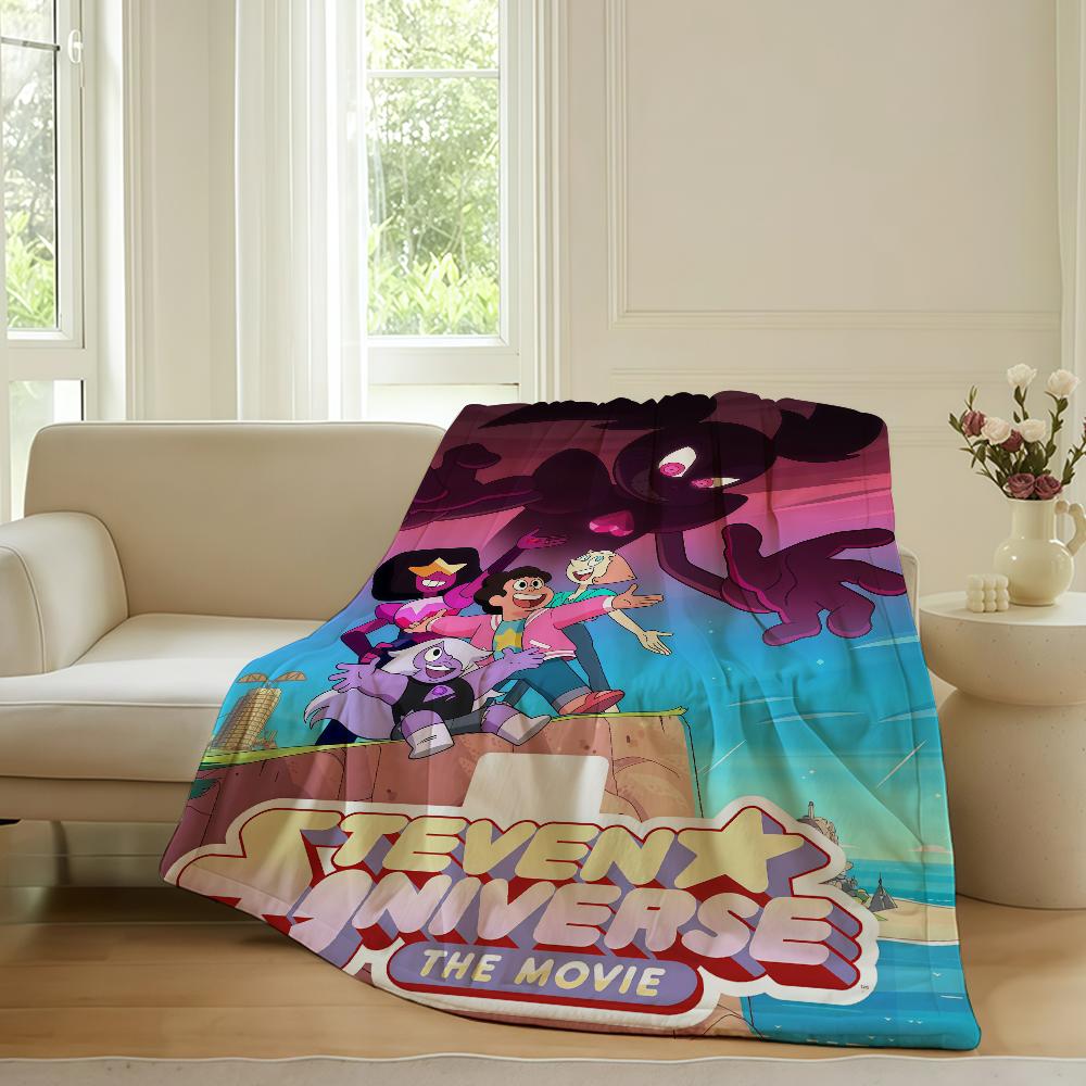 

Cartoon cute S Steven U UniverseS Blanket For Sofa Office Bed Plane Travel Sleep Read Relax Camping Soft And Warm 75x90cm