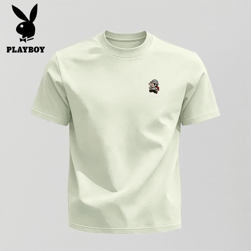 Playboy Men s 2026 Pure Cotton Short Sleeve T-Shirt M