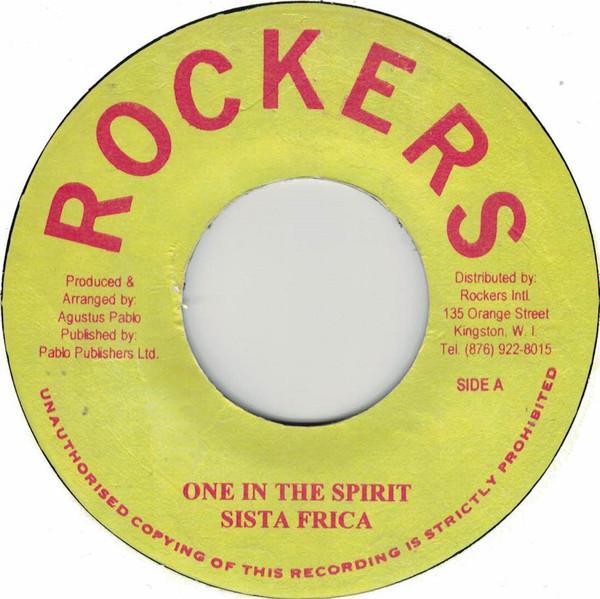 7inch Record SISTER AFRICA - One In The Spirit NONE Rockers Jamaica Reggae, Ska & Dub Used