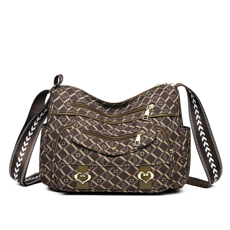 Damen-Umhängetasche mit mehreren Taschen, Muttertasche, große Kapazität, Reise-Umhängetasche