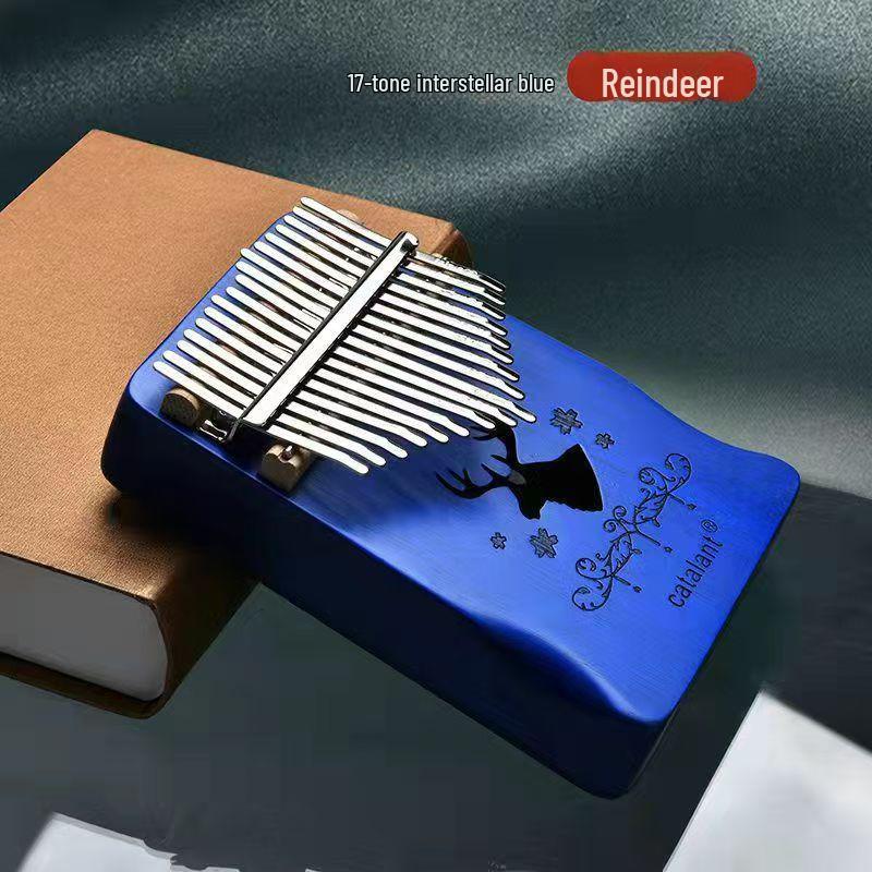 Kalimba Palcové piano - 17 a 21 tónů, Populární malý hudební nástroj