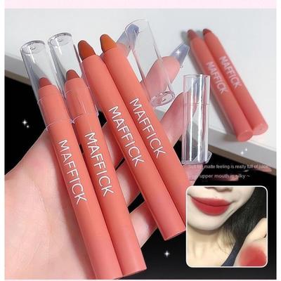 Lipstick Pen Outlines Lips Naturally Brightening Color Waterproof Lipstick Non-stick Cup Moisturizing Hydrating Lipstick Long-lasting Setting Makeup