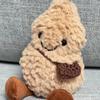 British J Peanut Doll Fun Peanut Doll Throw Pillow Plush Toy Bag Plush Pendant Peanut