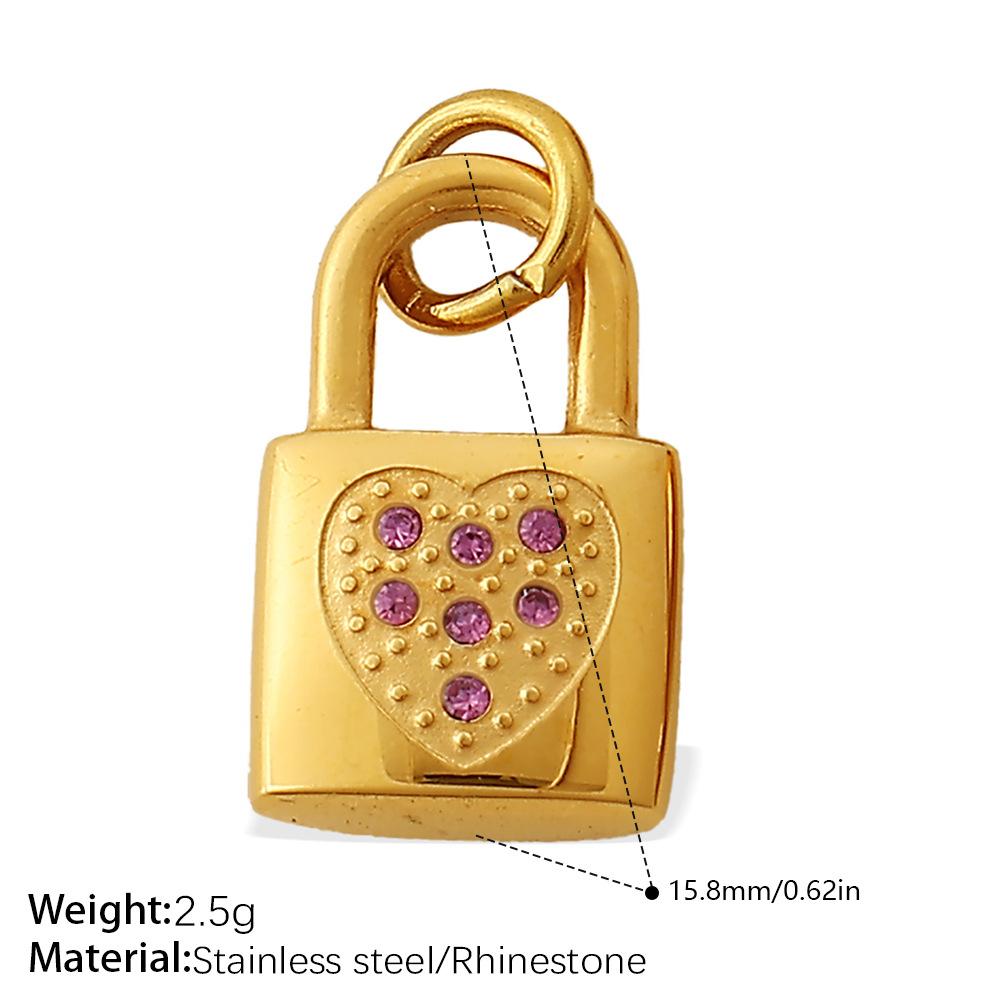 Fashion Vintage Bohemian Diy Love Flower Diamond Pendant Accessories Gold Plated Pendant