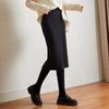 Demana Women's Knit Slit Midi Skirt