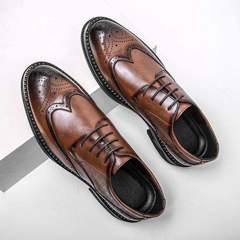 Brock Inland Groom Wedding Business Dress Casual Leather Shoes Summer