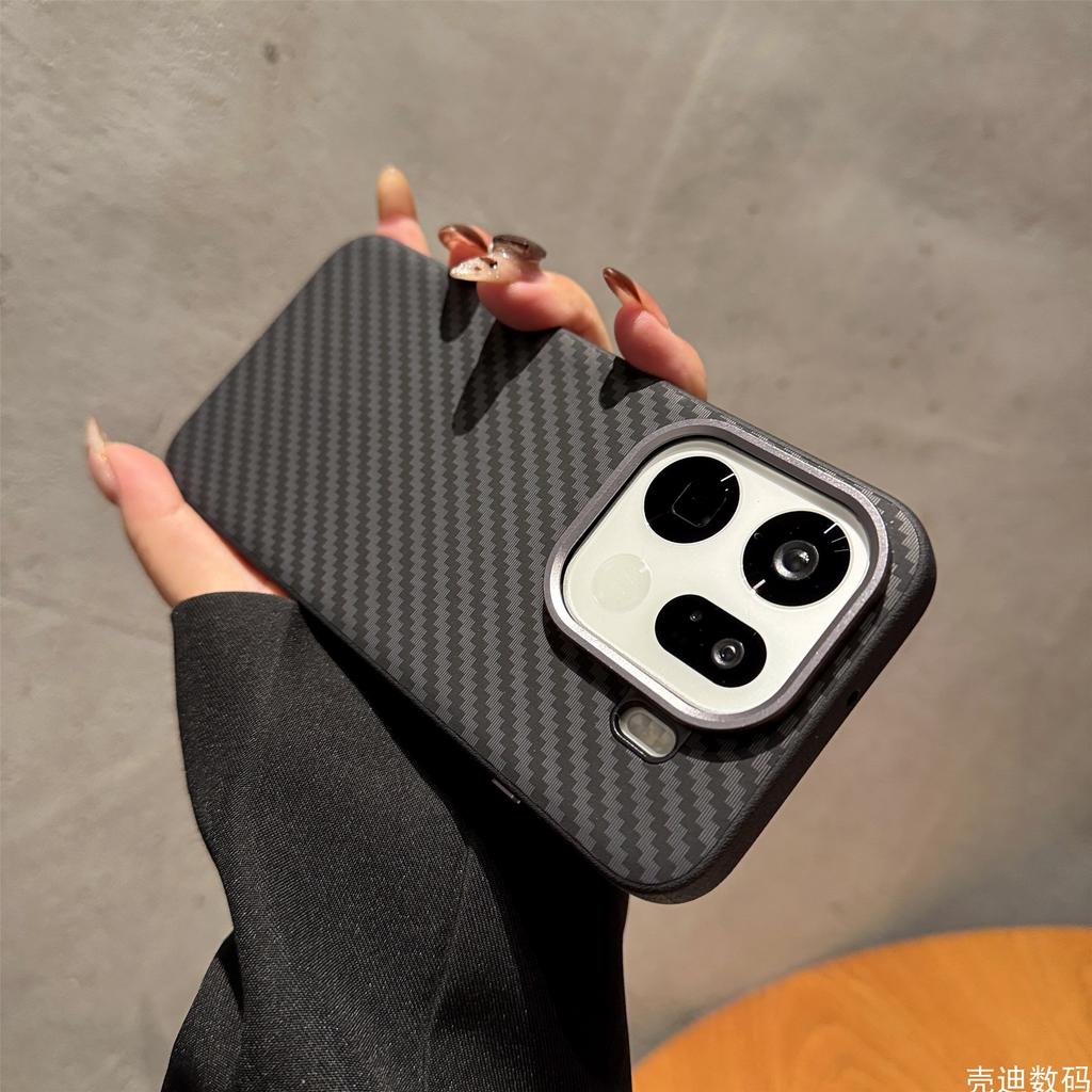 Case For OPPO Find X9 Pro Magnetic Carbon Fiber Anti Fingerprint Anti Fall Protect Case For OPPO Find X9 Shell Shockproof Bumper