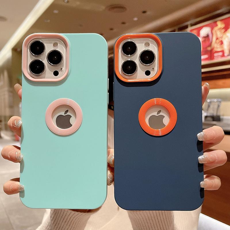 Candy Color Bumper Phone Case For Iphone 13 12 11pro Max Xr Xs Max X Xs 7 8 Plus 11pro 12 Silicone Shockproof Soft Back Cover