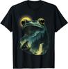 Frog Howling To Moon Frogs Howl At The Moon Parody Meme T-Shirt
