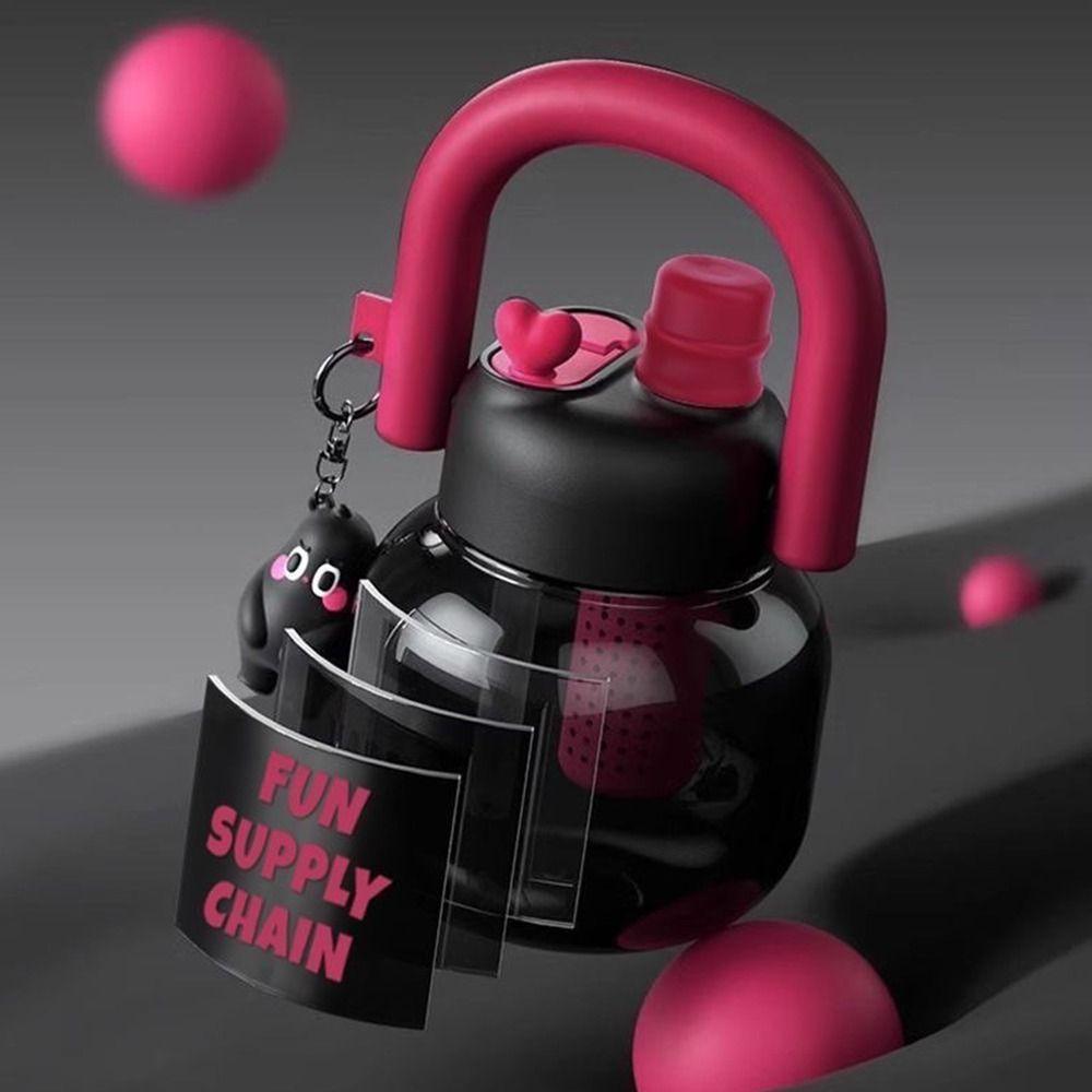 800 ml Large Capacity Juice Milk Cup with Pendant Sippy Cup Creative Water Bottles