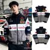 Gruba Bawełniana Haftowana Kurtka Motocyklowa Unisex Ciepła Odzież Wierzchnia Sporty Rowerowe