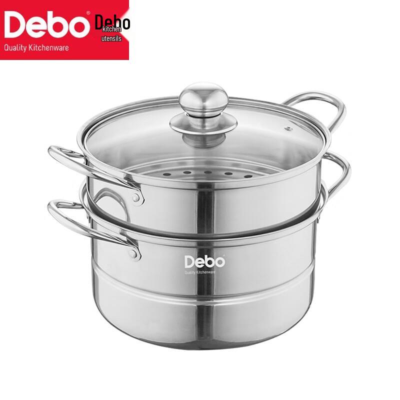 

Debo Xibei er 28cm Stainless Steel Double Steamer