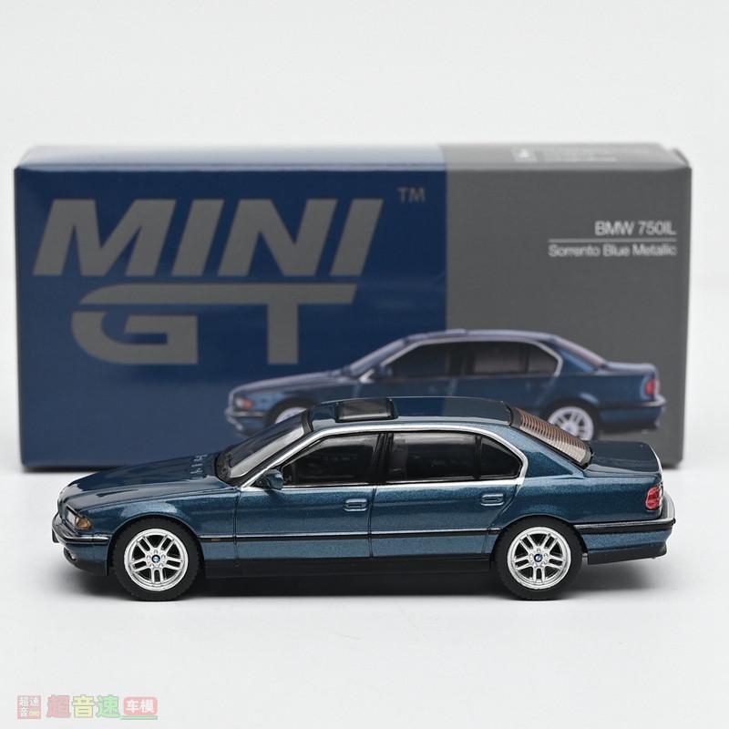MINI GT 1:64 BMW 750IL 3D Simulation Alloy Car Model, Boys' Holiday Gift Toy, Adult Collection Decoration Item.