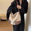 Retro Suede Large-Capacity Crossbody Tote - 2025 Autumn/Winter Collection for Women