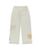 Mattengkim Sketch Graffiti Waffle Pants In Light Beige