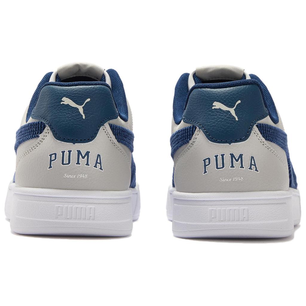 Puma Caven Skateboard Shoes Unisex Low Top Gray White Blue 401736-03