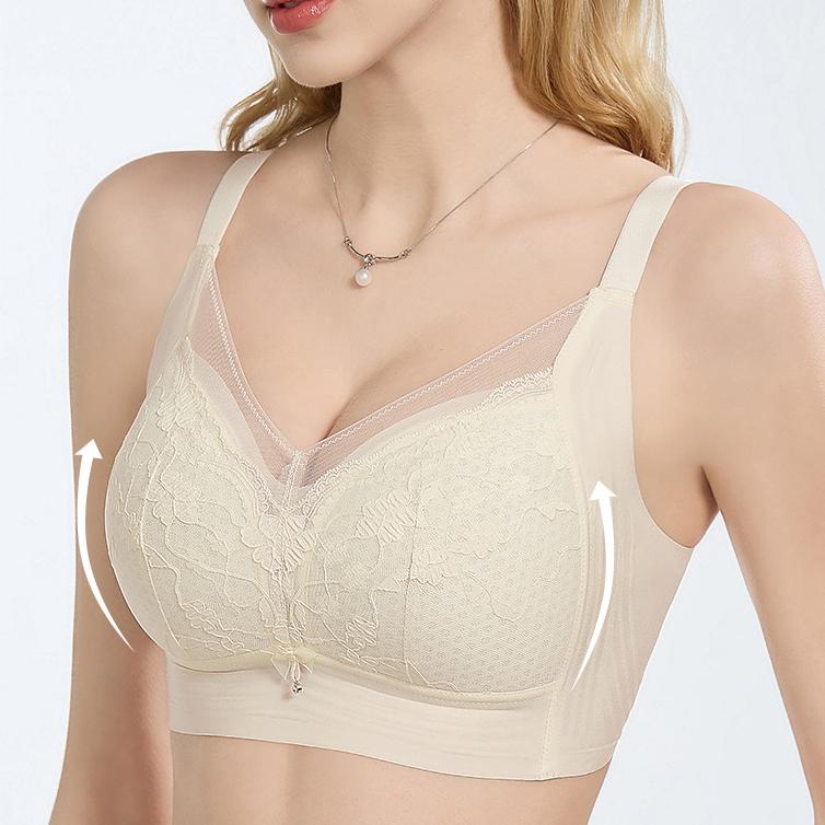 Breast Collection Bra Women's Top Support Bra Women's Thin Full Cup Bra Push Up Bra