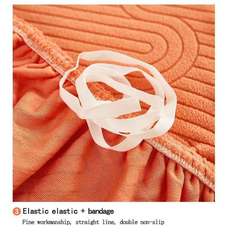 All-inclusive Elastic Jacquard Sofa Cover Water Ripple Sofa Cover Solid Color Universal Sofa Cover