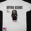 Îmbrăcăminte Nouă BRYAN ADAMS - Roll with the Punches Tour 2025 Tricou Alb Unisex Mărime Universală