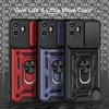 KEYSION Shockproof Armor Case for Nothing CMF Phone 1 Slide Camera Lens Protection Ring Stand Phone Back Cover for CMF Phone 1
