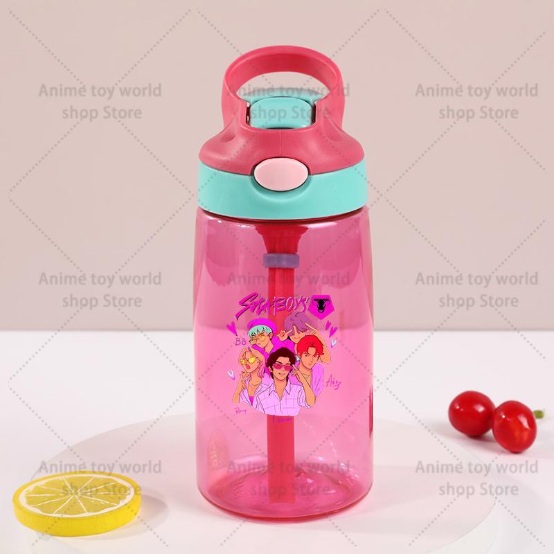 Kpop Demon Hunter Sports Water Bottle Leak Proof Colorful Cup Drinking for Outdoor Women Men Travel Portable Gym Fitness Jugs