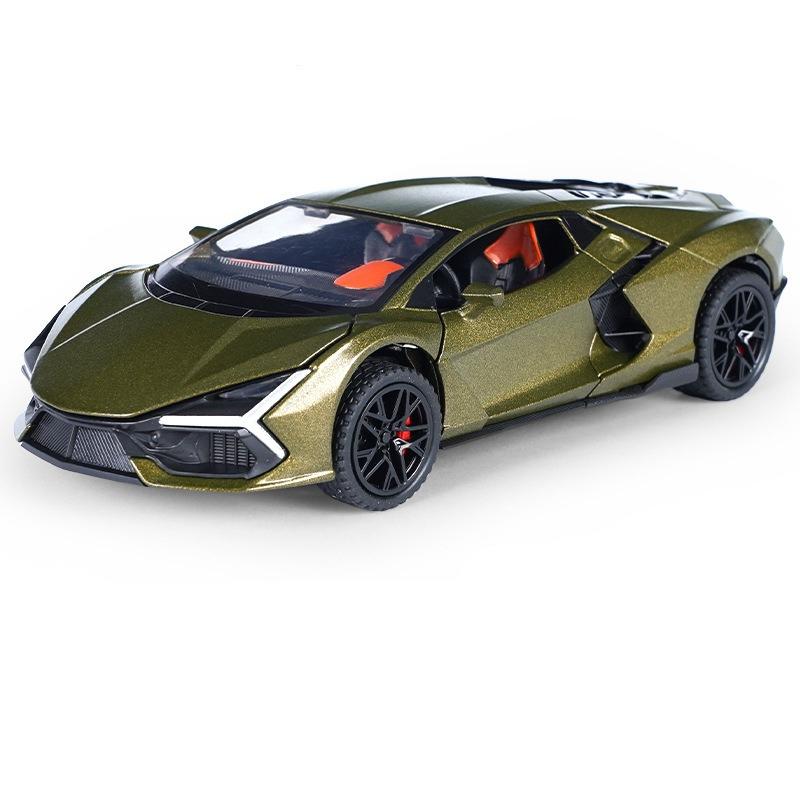 

1/32 Lamborghini Revuelto Alloy Sports Car Model Diecast Metal Racing Car Vehicles Model Simulation Sound and Light Collection Kids Toy Gift
