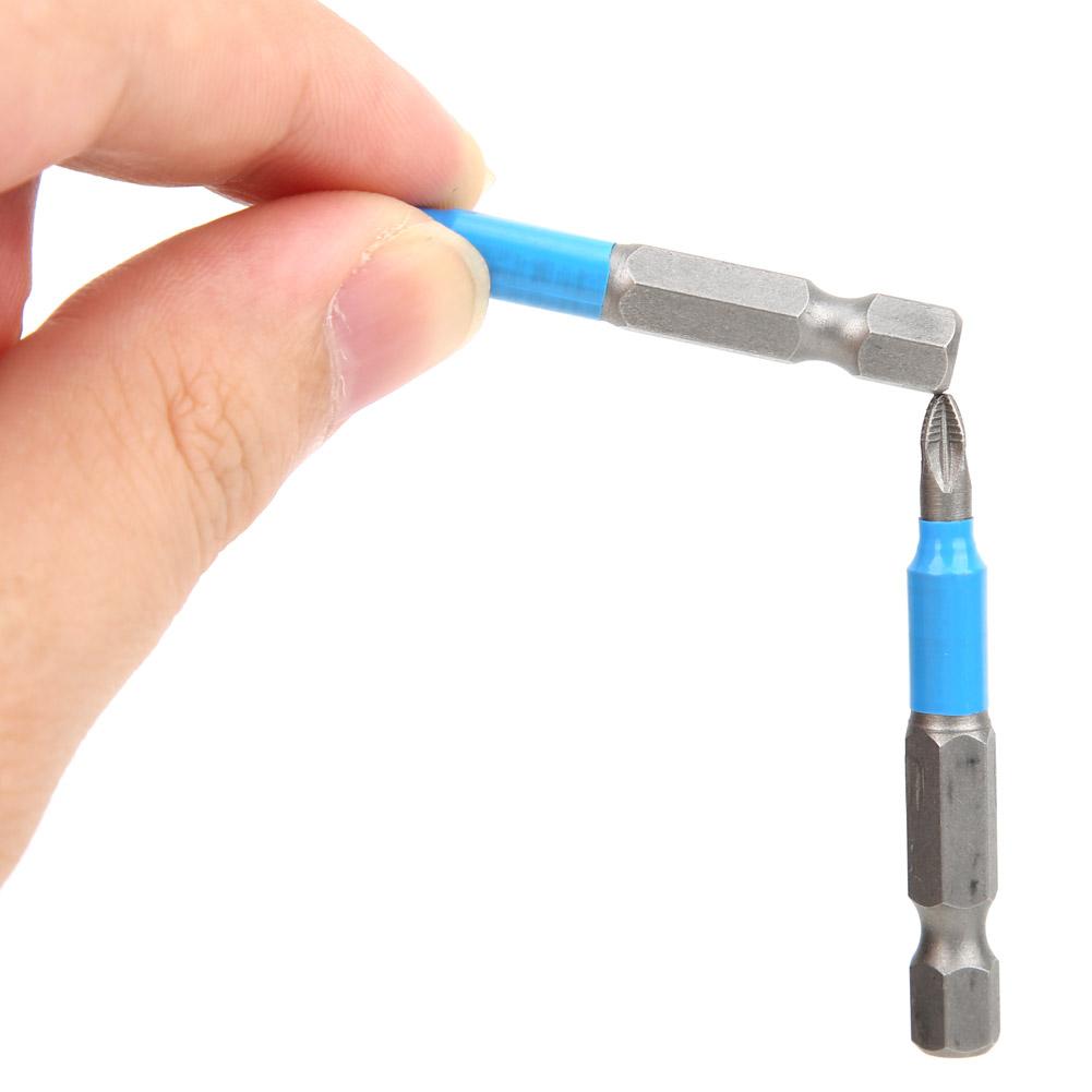 12pcs Set 50mm NonSlip Magnetic Cross Screwdriver Bits 14 Inch Hex Shank S2 Alloy Steel