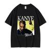 2026 Grappig Kanye West Meme T-shirt Herenmode Vintage Hip Hop Rap Stijl T-shirt Heren Dames Korte Mouw Streetwear Top T-shirts ...