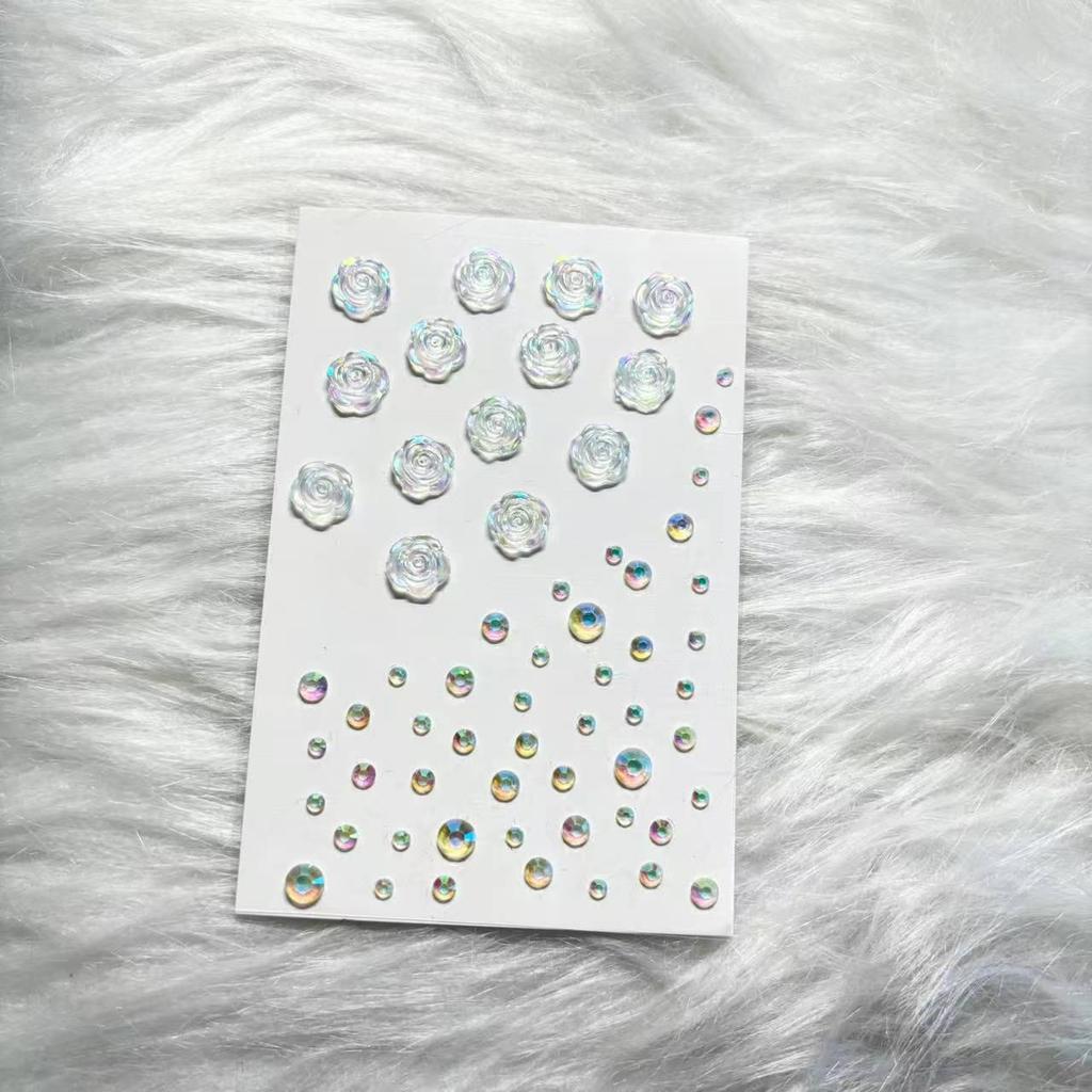 Fairy Face Makeup Stickers for Kids: Pearl, Rhinestone, Butterfly & Diamond Eye Accents
