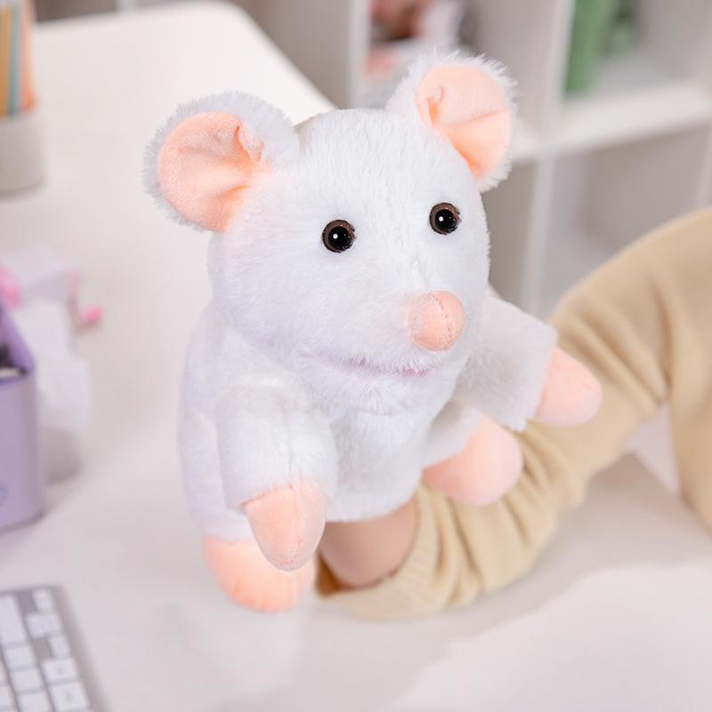 Animal Panda Rabbit Hand Puppet Plush Toy Mouth Active Ventriloquism Parent-child Interaction Storytelling Doll