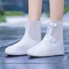 Waterproof Non-slip Rain Shoes Covers for Women, Silicone Rain Gear, Thickened, Wear-resistant Foot Cover for Children, Househol