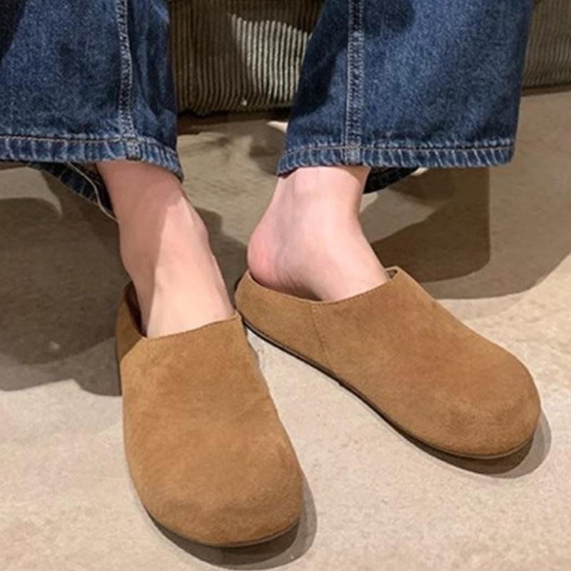 Fashion Classic Cork Clogs Slippers Women Soft Footbed Suede Sandals With Arch Support Trendy Beach Slides Home Outdoor Slippers Mules