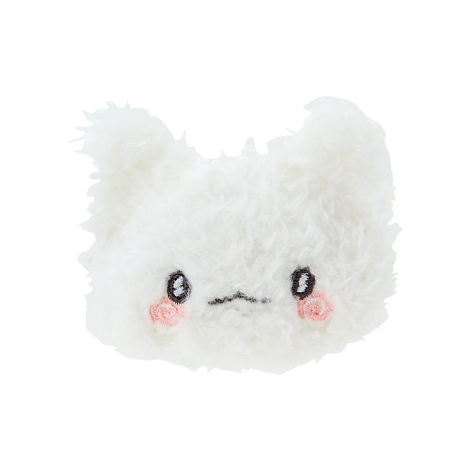 Sanrio Hair Clip Hanamaru Ghost W6 x x H5cm Polyester Steel 690902 Face-Shaped (Always Together!) Approx. D1.5