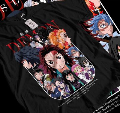 Hashira Demon Slayer T-Shirt Kimetsu No Yaiba Tengen Horror Anime Gift Shirt 079