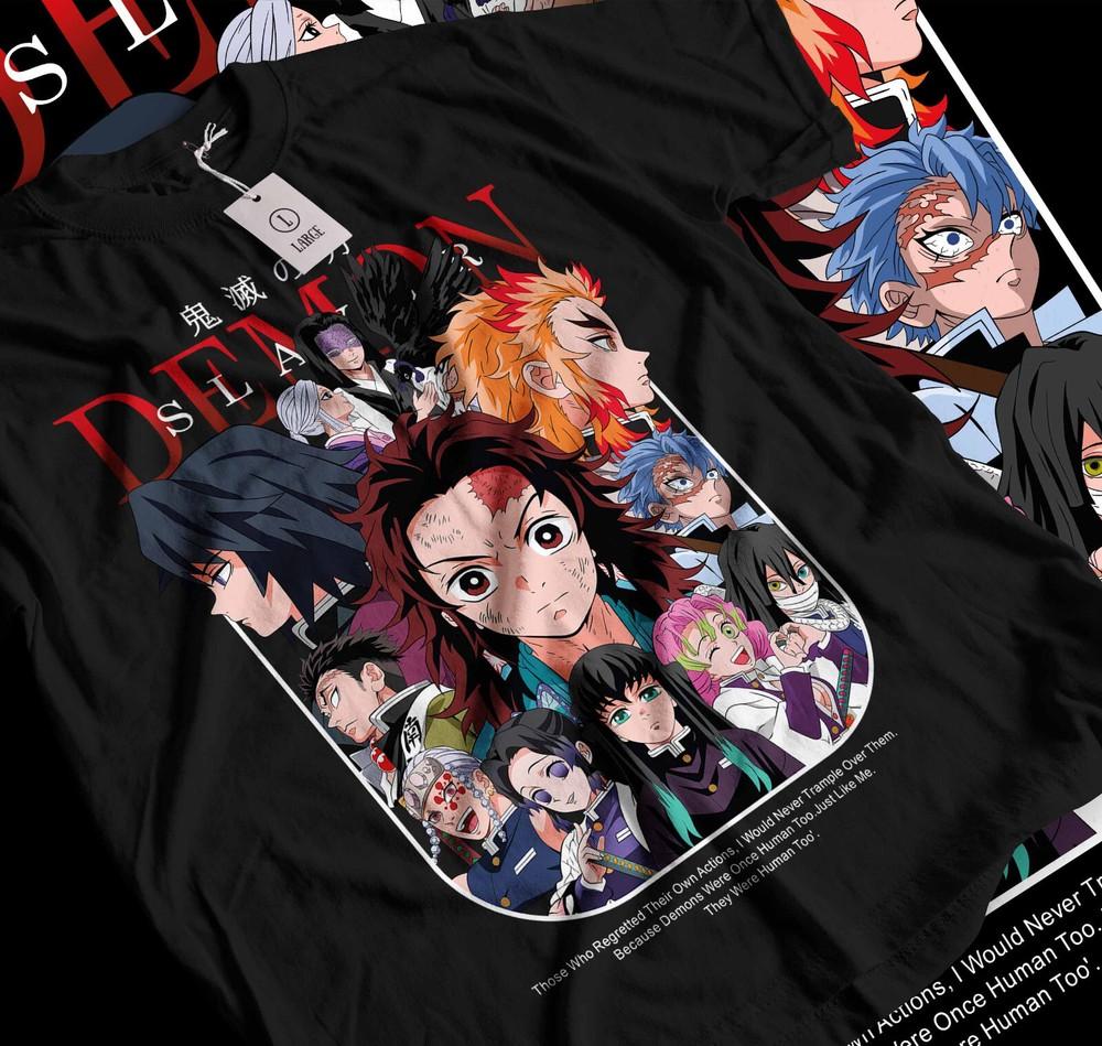 

Hashira Demon Slayer T-Shirt Kimetsu No Yaiba Tengen Horror Anime Gift Shirt 079 4XL