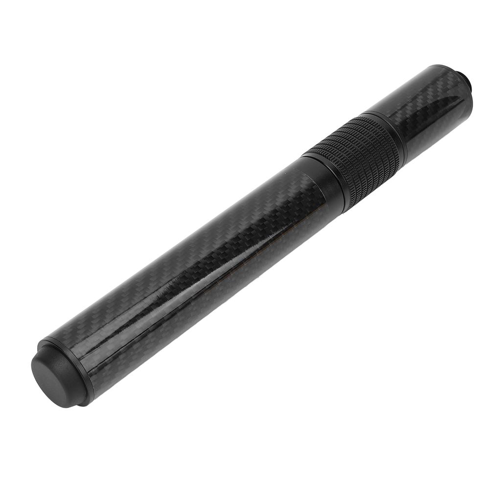 14in Pool Cue Extension Telescopic Carbon Fiber Billiard Extension with Bumper for Universal