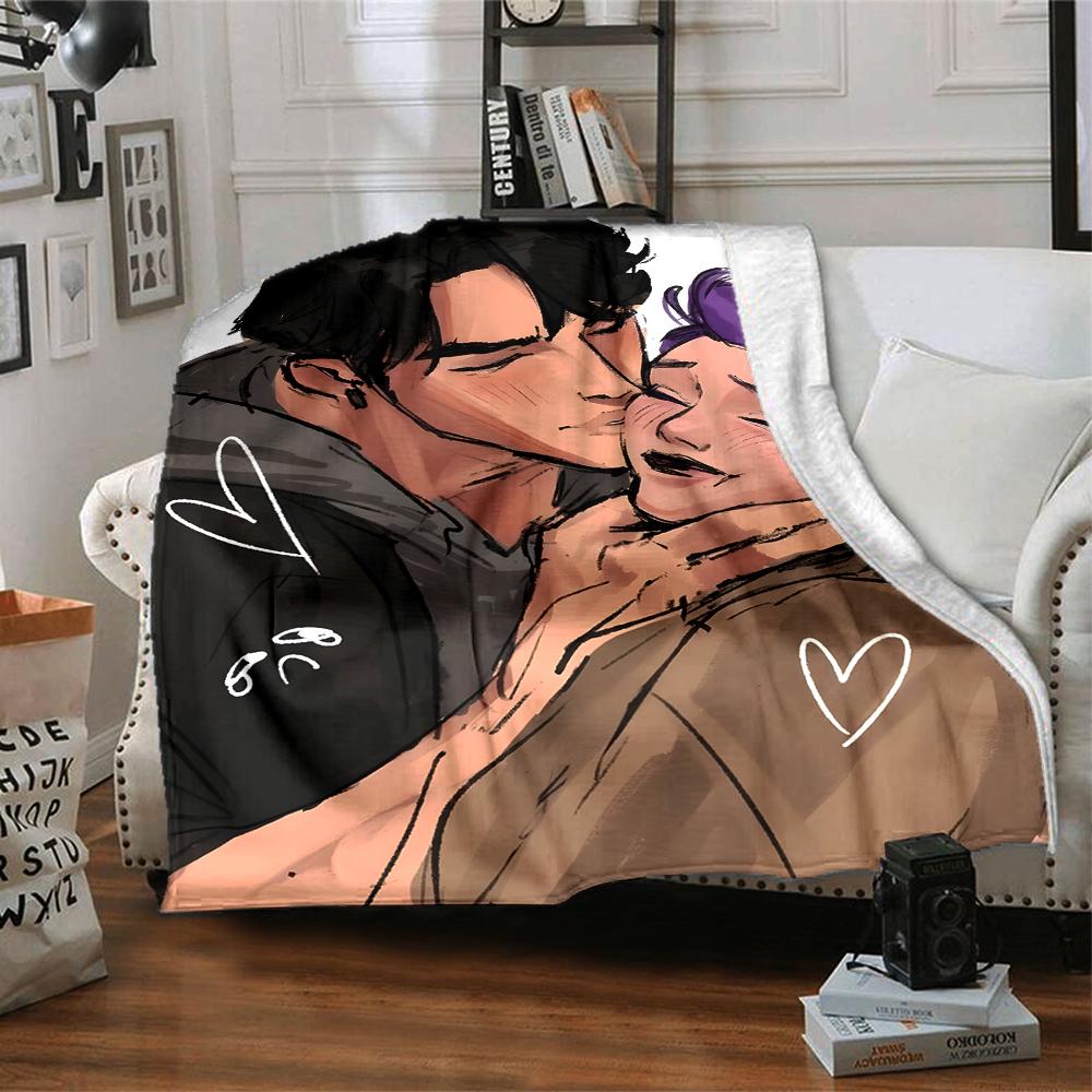 1pc KPop Demon Hunters RUMI8 Blanket, Gift, for Men and Women, Soft Blanket, Good for Sofa Bed Couch Travel, Lightweight Flannel Blanket
