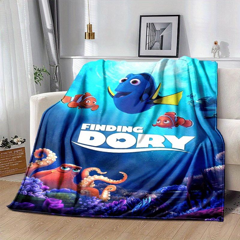 1pc Fining Nemo Printing Blanket - Soft, All-Season Throw for Living Room, Beroom,Personalize Gift with Aorable Cartoon esign