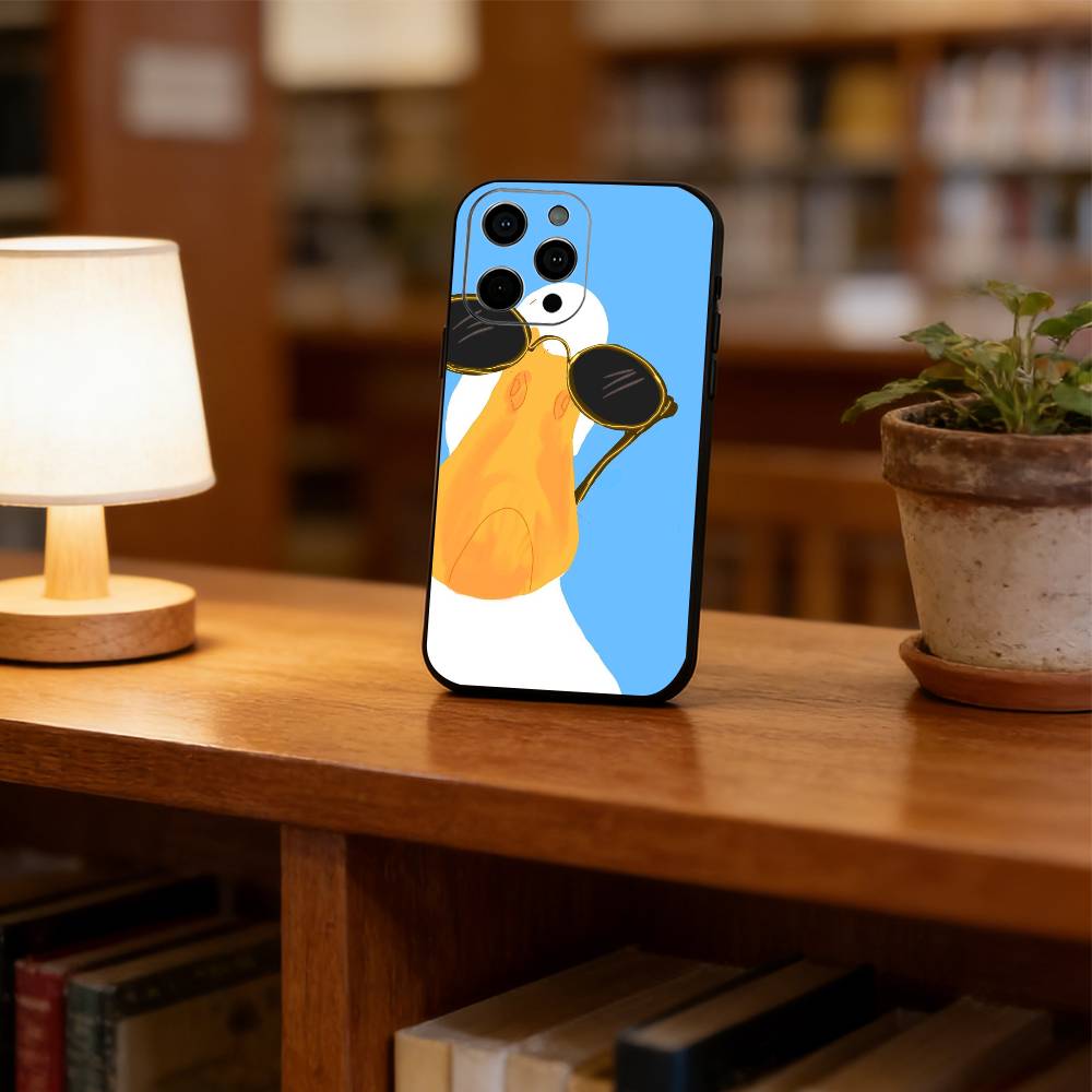 cartoon Phone Case For iPhone 17,16,15,14,13,12,11 Plus,Pro Max,XS,Soft Silicone Black Cover