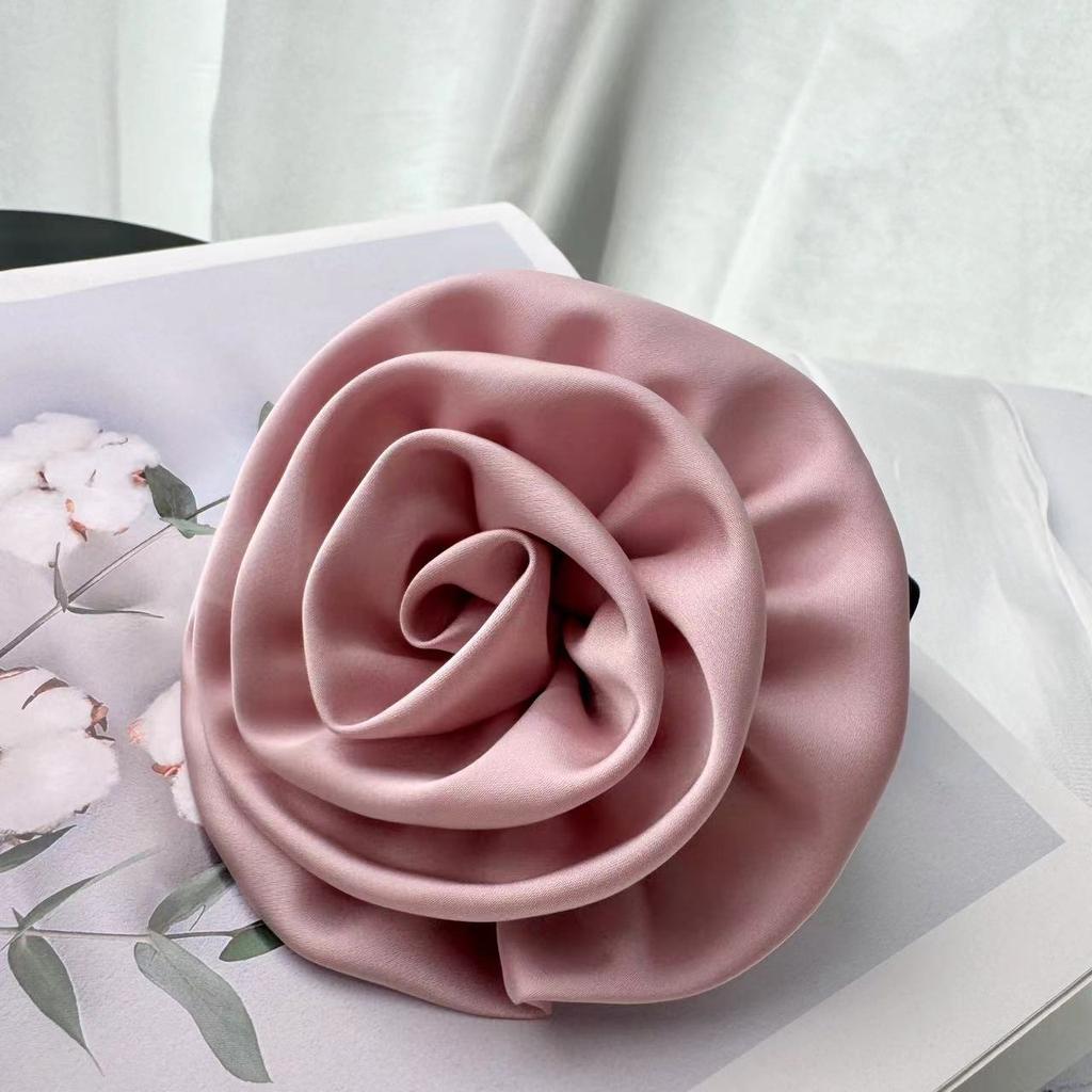Rose Hairband Retro Large Intestine Ring Red Flower Hairband  New Explosive Headband