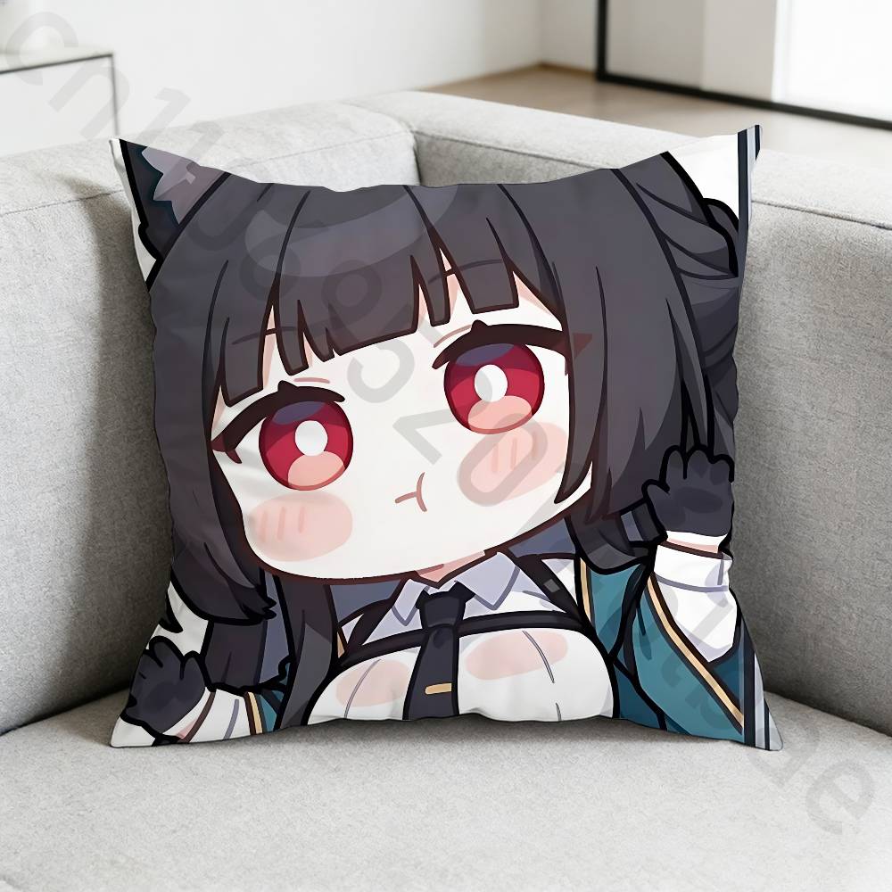 HHoshimi MMiyabi Pillow Case Sofa Living Room Bedroom Headboard Backrest Cushion Square Cushion Nap Time