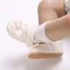 Baby Girls Princess Shoes, Soft Bow Embroidery Flower Non-slip First Walker Shoes Toddler Shoes 0-18M